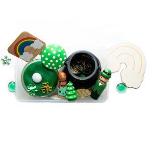 St Patrick's Day Play Dough Kit | Sensory Kit | Toys | Montessori | Preschool